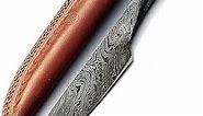 PAL 2000 KNIVES 9 Inch, Custom Handmade Forged Damascus Steel Fixed Blade - Hunting Knife - Knife With Sheath - the Best Deer Hunting Knife - Handmade Damascus Pocket Knife -9379