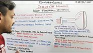 2.8- Beam Penetration Technique In Random Scan Display In Computer Graphics In Hindi