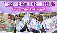 Tarpaulin Printing ,, No Printer , How?? Correct Format and Size / Printing business / Vivz Llanes