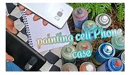 look how to paint a cell phone case