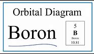 How to Write the Orbital Diagram for Boron (B)