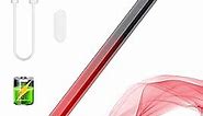 Stylus Pen for iPad, Apple Pencil for Apple iPad 10/9/8/7/6th Gen, Apple Pen for iPad Air 5/4/3rd, iPad Pro 11/12.9 Inch, for iPad Accessories Magnetic iPad Pen, Black&Red
