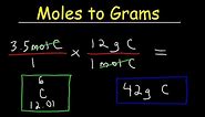 How To Convert Moles to Grams