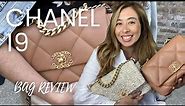 Chanel 19 Bag Review | EVERYTHING you need to know, Wear & Tear, Worth it, Modshots, Tweed, Lambskin