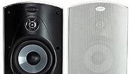 Polk Audio Atrium 6 Outdoor All-Weather Speakers with Bass Reflex Enclosure (Pair, White), Broad Sound Coverage, Speed-Lock Mounting System