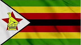 Zimbabwe Flag Waving Background | HD | ROYALTY FREE