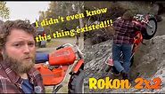 2x2 Rokon Mototractor: All wheel drive Motorcycle!