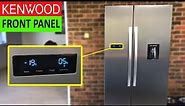 Kenwood American Style Fridge Freezer Front Panel Overview and how to change Settings