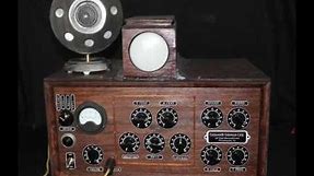 First Electronic Television - Farnsworth's 1929 Receiver and Camera