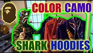 Bape Color Camo Shark Hoodie Review!!!