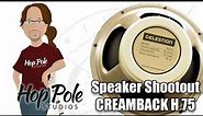 Creamback G12 H 75 - METAL Celestion Speaker Comparison
