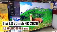 Tivi Smart LG 70UN7300PTC 4K màn 70in giá Mini