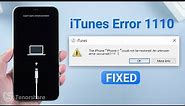 How to Fix iTunes Error 1110 (2022)