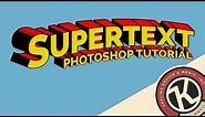 Photoshop Tutorial: Supertext