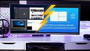 How to Split Screen on Samsung LC34J79 monitor - for Windows and Mac