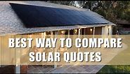 Comparing Solar Quotes is Easy