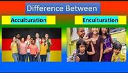 Difference Between Acculturation and Enculturation