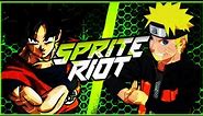 Goku vs Naruto - Sprite Riot (Animated by Fade & Sekyo)