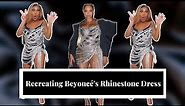 DIY 25th Birthday Dress | How to recreate Beyoncé's Lena Berisha Rhinestones Dress