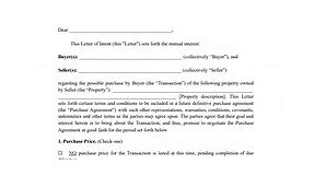 Fillable Form Letter of Intent | Edit, Sign & Download in PDF | PDFRun