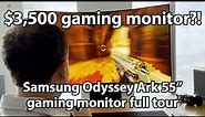 $3,500 gaming monitor?! Samsung Odyssey Ark 55" hands-on review