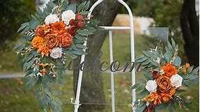 Wedding Welcome Signs Floral Decorations