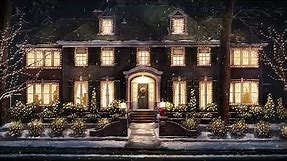 Home Alone Christmas Party Ambience | Christmas Music From Another Room