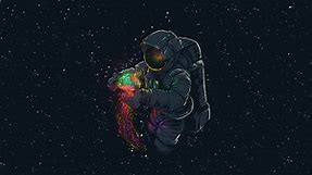 Astronaut In Space Live Wallpaper - MoeWalls