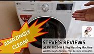 LG Front Load Washing Machine FV1285S4W 8.5kg with AI Direct Drive and Steam - Usage, Review & Care