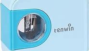 tenwin Portable Electric Pencil Sharpener, Pencil Sharpeners Battery Operated, Tungsten Steel Blade to Fast Sharpen, Kids Pocket Sharpener, Fit to 6-8mm No.2/Colored Pencils, School/Office/Home (Blue)
