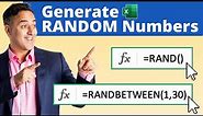 Random Number Generator: 2 Quick and Practical Ways in Excel