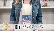 DIY Neck Wallet | a Shabby Fabrics Sewing Tutorial