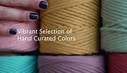 Recycled Cotton Macrame Cord 4mm x 240 Yards – Thick Single Strand Cord Made of Soft Cotton – Colored Macrame Rope Supplies for Decor, Crafts & Plant Wall Hangers by GANXXET, 720 Ft., Mink