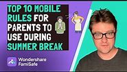 Top 10 Mobile Rules for Kids & Teens! Parenting Guide on Mobile Phone Safety