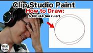 How to draw a circle!｜Tutorial [Beyond Useful Tips for Clip Studio Paint]