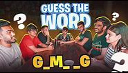 GUESS THE WORD CHALLENGE !