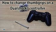 How to Replace Controller Thumbgrips PS3 Dualshock 3 - PlayStation Tutorial - Zany Geek