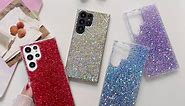 Changjia for Samsung Galaxy S24 Glitter Case, Cute Bling Sparkle Sparkly Shiny Reflective Soft TPU Silicone Shockproof Women Girls Slim Thin Protective Phone Case Cover for Galaxy S24 6.2 Inch (Pink)