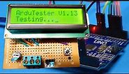 How To Make Electronic Components Tester | arduino electronic component tester