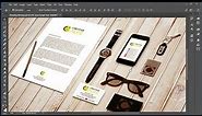Create Corporate Brand Presentation Using PSD Mockup in Photoshop