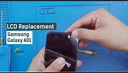Samsung Galaxy A01 LCD Replacement Teardown Disassembly SCREEN Repair Video
