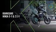2024 Kawasaki Ninja e-1 & Z e-1 | Official Action Video