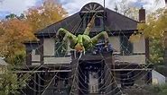 This Home With a Giant Inflatable Moving Spider Wins Halloween