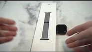 Official Apple Watch Milanese Loop Space Black Unboxing and Review