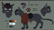 Making a warrior cats oc character sheet