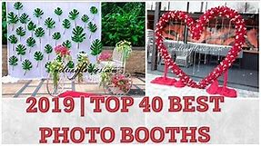 BEST Photo-Booths of 2019|Stage Decoration Ideas|Reception, Wedding, Engagement Flower Photobooths