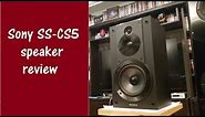 Stereo - Sony SS-CS5 speaker review / Cheapest audiophile speaker vs polk audio RtiA9