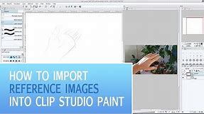 How To Import Reference Images Into Clip Studio Paint (Manga Studio) | Clip Studio Paint Tutorial