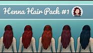 Sims 4 | FrenchieSim Henna Hair Pack #1 (hair recolor)