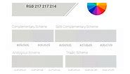 Pantone Cool Gray 1 C Color | Hex color Code #D9D9D6  information | Hex | Rgb | Pantone
